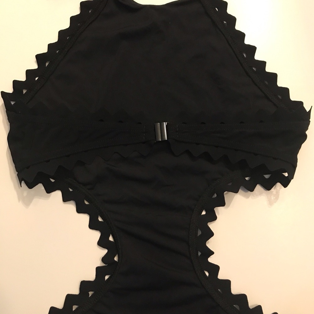 Karla Colletto Rick Rack Halter One-Piece - Picture 6 of 12